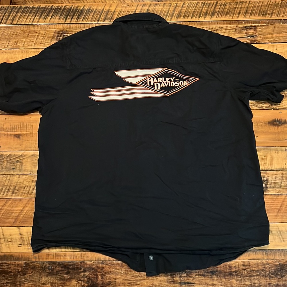 Harley Davidson Short sleeve button down